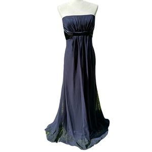 NWT Belsoie Bridesmaid/Maid of Honor Dress Dark‎ Blue Size 12